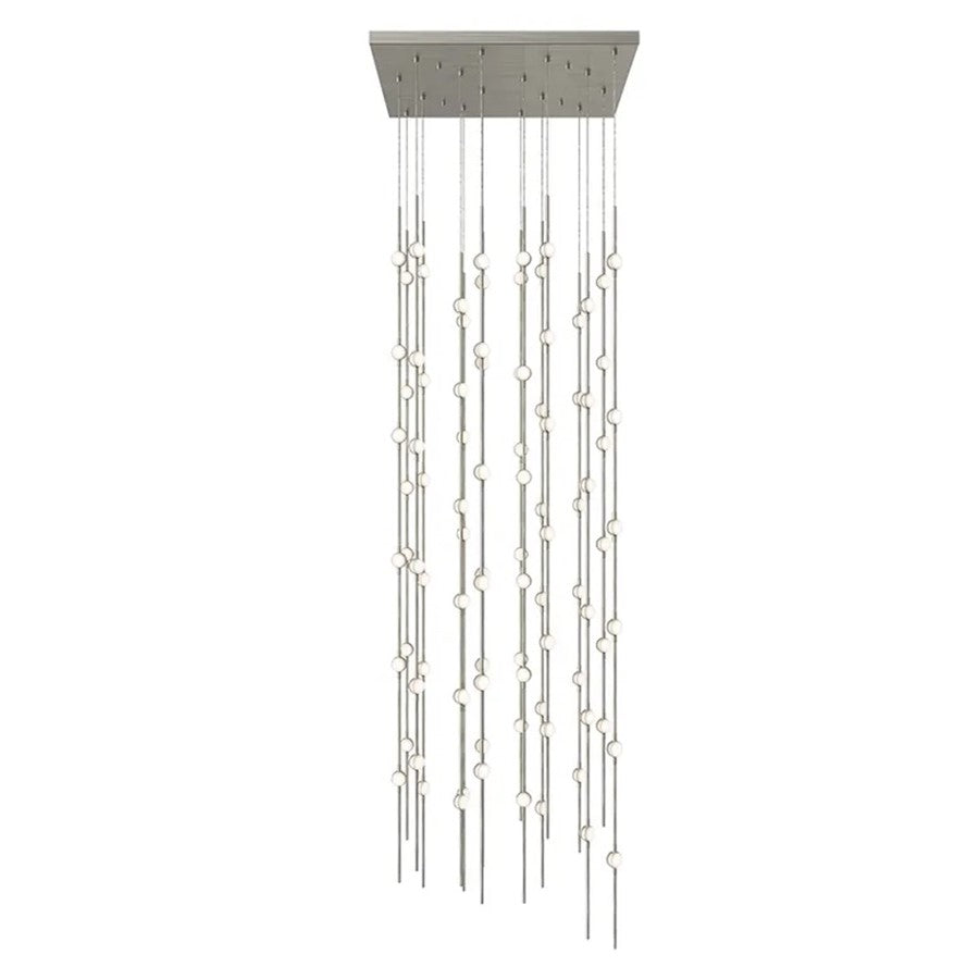 Sonneman Constellation 96Lt Pendant/27K/Warm, Satin Nickel