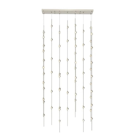 Sonneman Constellation 69 Light Pendant/27K, Satin Nickel