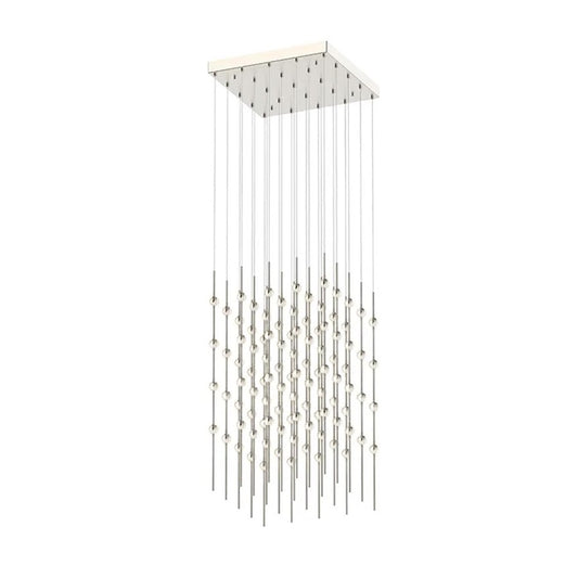 Sonneman Constellation 100 Light Pendant/27K, Satin Nickel