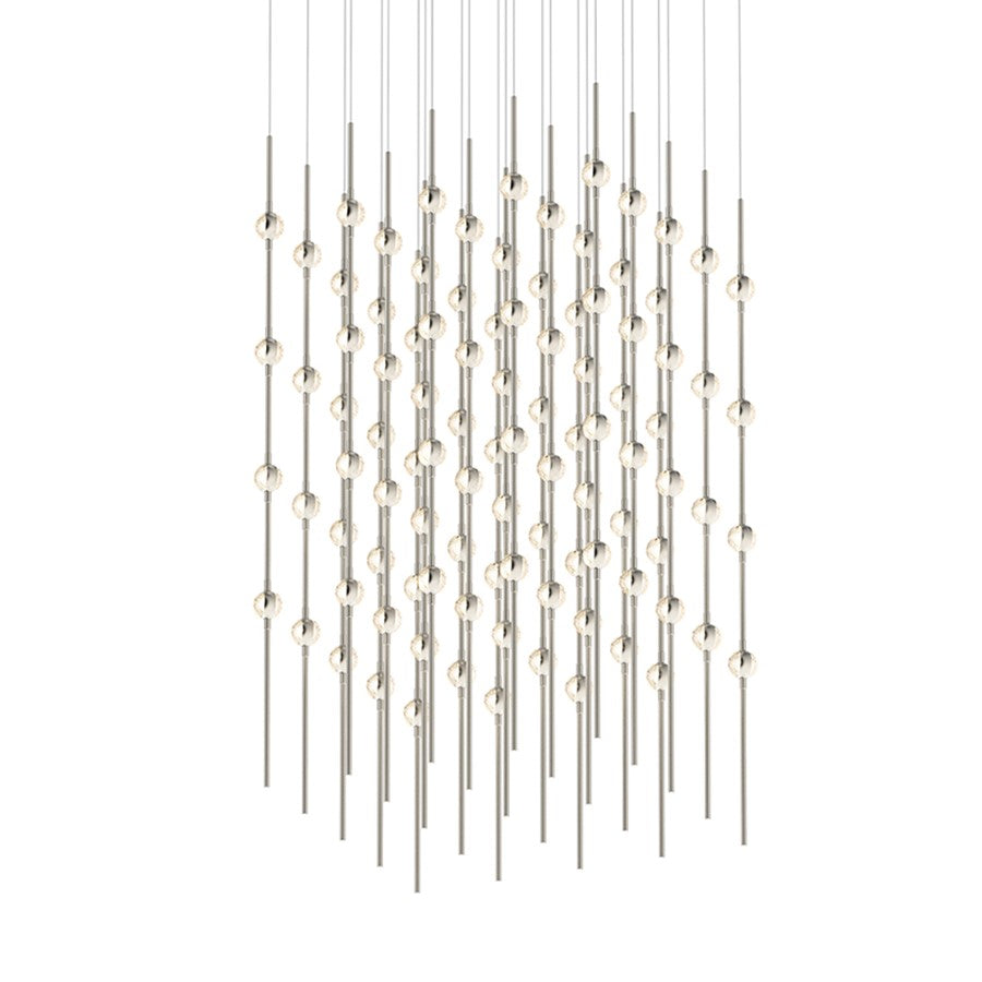 Sonneman Constellation 100 Light Pendant, Satin Nickel
