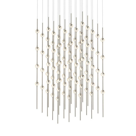 Sonneman Constellation 100 Light Pendant, Satin Nickel