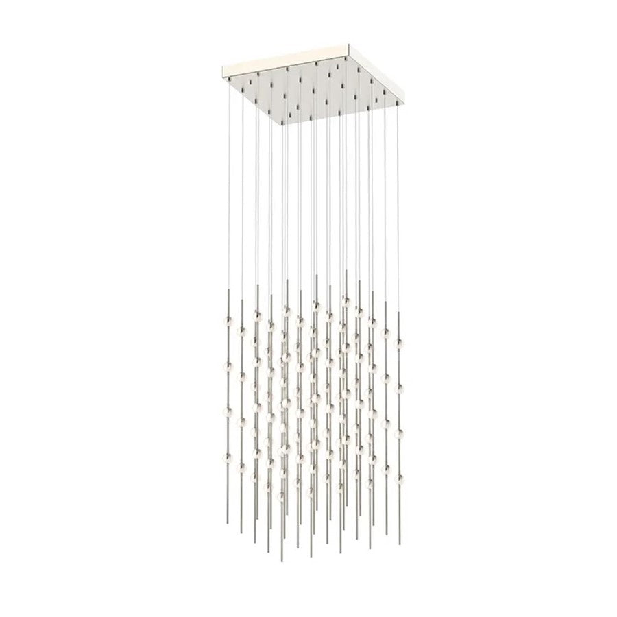 Sonneman Constellation 100Lt Pendant/27K/Warm, Satin Nickel