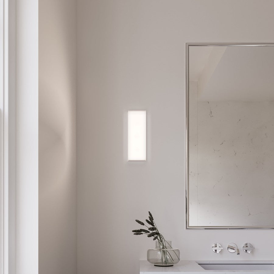 1 Light LED Bathroom Vanity Light, Polished Chrome