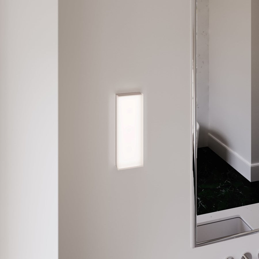 1 Light LED Bathroom Vanity Light, Polished Chrome