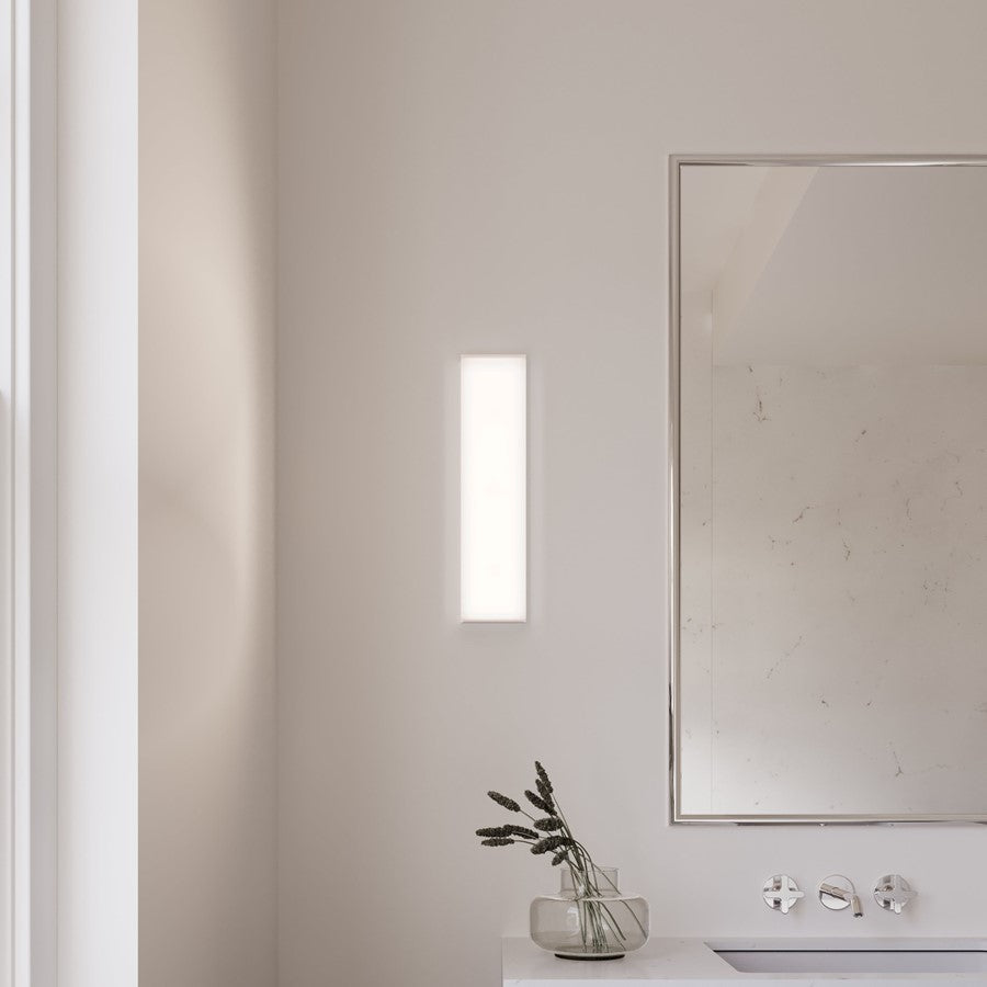 1 Light LED Bathroom Vanity Light, Polished Chrome
