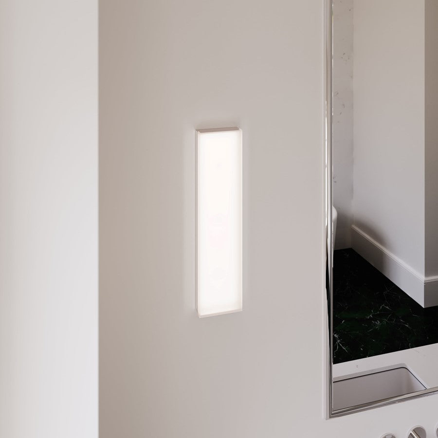 1 Light LED Bathroom Vanity Light, Polished Chrome