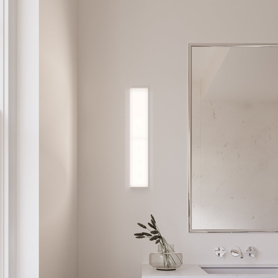 1 Light LED Bathroom Vanity Light, Polished Chrome