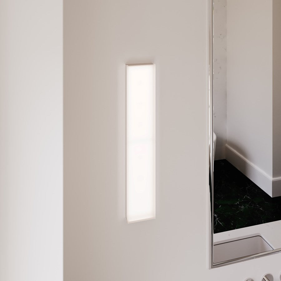 1 Light LED Bathroom Vanity Light, Polished Chrome