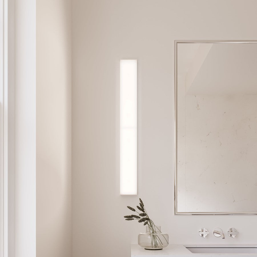1 Light LED Bathroom Vanity Light, Polished Chrome