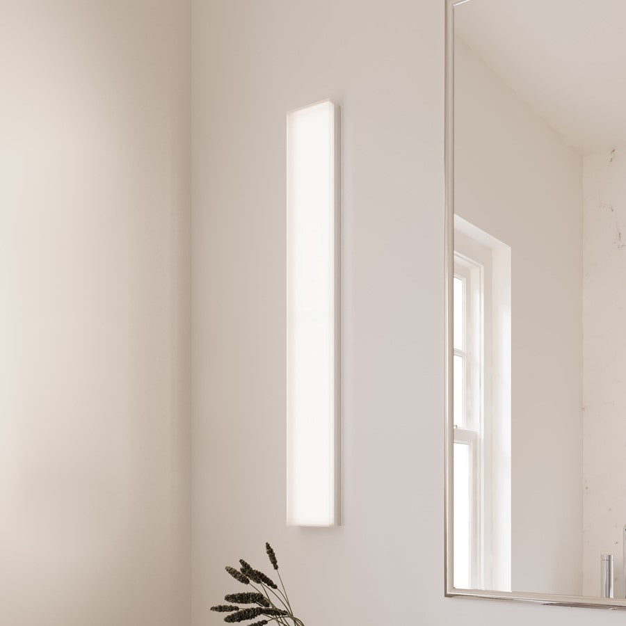 1 Light LED Bathroom Vanity Light, Polished Chrome