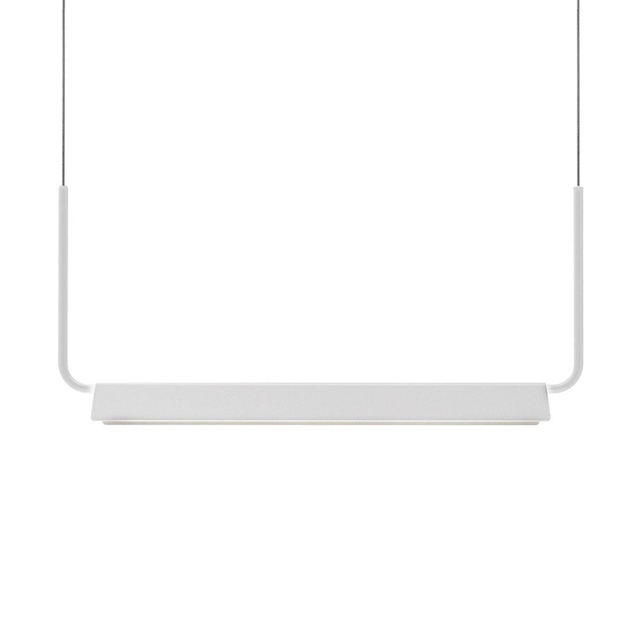 Sonneman Morii 1 Light Pendant, Satin White/Satin White - 2838-03-J20