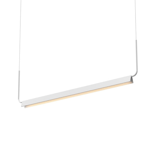 Sonneman Morii 1 Light 48" Pendant, Satin White/Satin White - 2839-03-J20