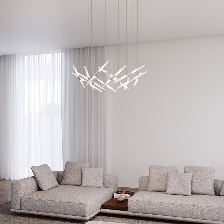 LED Pendant, Frosted Shade