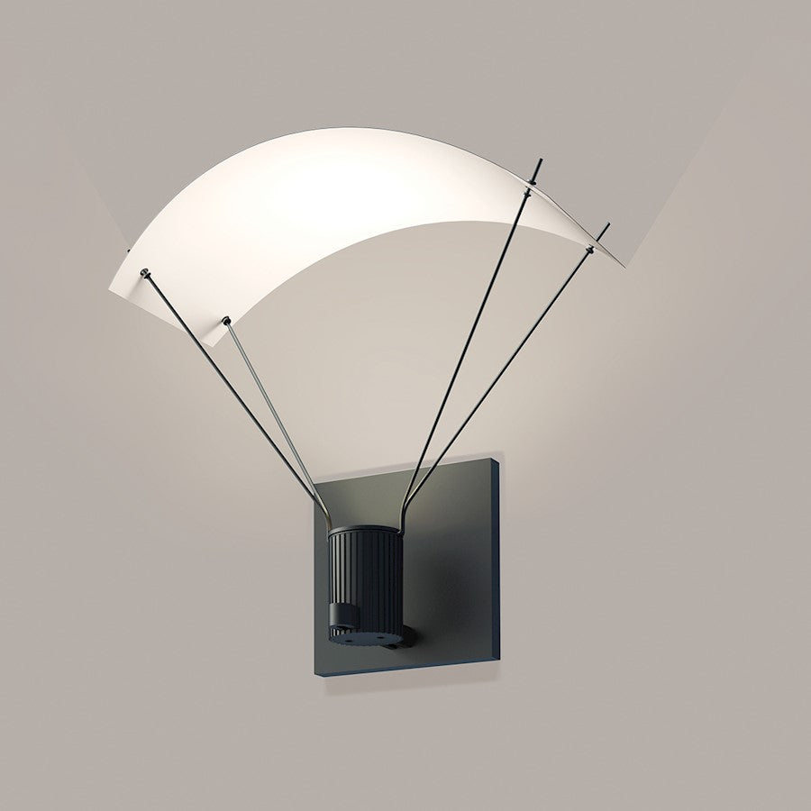 6" Wall Sconce/ParaReflector, Black