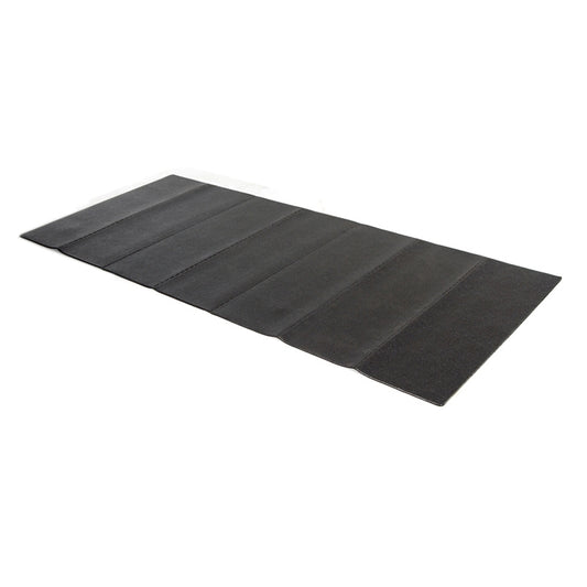 Stamina Fold-To-Fit Equipment Mat 84x36in | 1/4in Closed Cell Foam Floor Protector | Home Gym & Pilates Reformer Mat | Model 05-0034