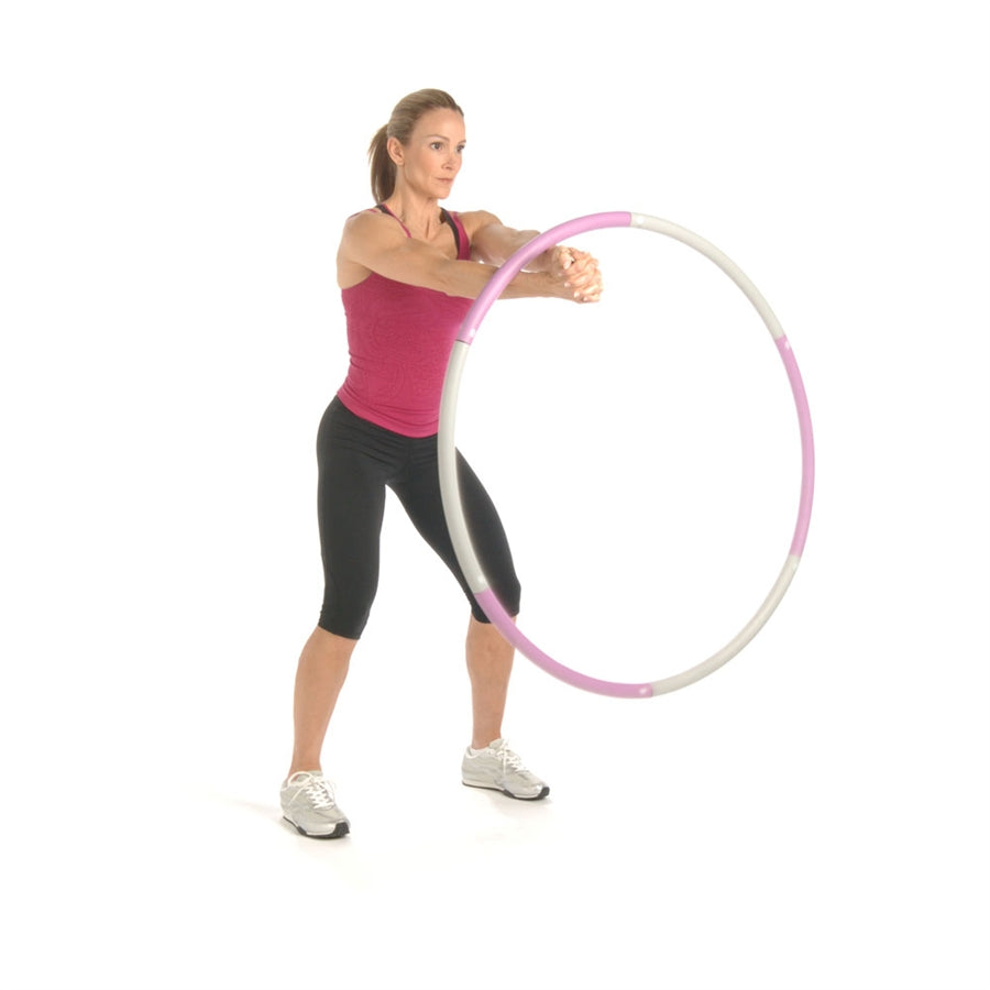 Stamina 2.5lb Fitness Hoop 39.5in | Weighted Core & Waist Workout | Cardio & Toning at Home | 39.5 in Diameter | Model 05-0714R