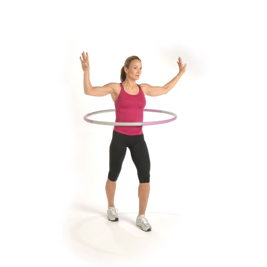 Stamina 2.5lb Fitness Hoop 39.5in | Weighted Core & Waist Workout | Cardio & Toning at Home | 39.5 in Diameter | Model 05-0714R