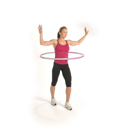 Stamina 2.5lb Fitness Hoop 39.5in | Weighted Core & Waist Workout | Cardio & Toning at Home | 39.5 in Diameter | Model 05-0714R