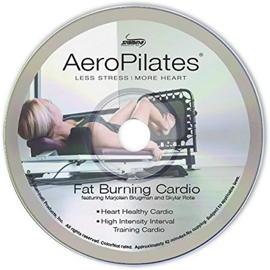 Stamina AeroPilates Fat Burning Cardio DVD | High-Energy Cardio Workout for AeroPilates Reformers | Home Fitness | Model 05-9134D