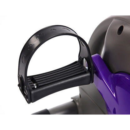 Stamina Mini Exercise Bike | Purple Smooth Pedal System | Home & Office Workout | 15 x 13.5 x 12 in | Model 15-0142