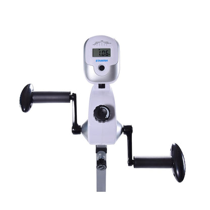 Stamina Seated Upper Body Exercise Bike | Compact Cardio for Home Gym & Office | 38.5 x 22.75 x 52.5 in | Model 15-0301