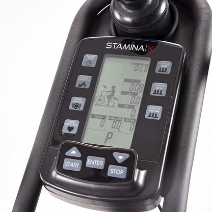 Stamina X Air Bike | Air Resistance | Full-Body Home Workout | 53 x 54 x 23 in | Model 15-1175