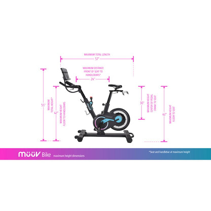 Stamina müüv Bike | Smart Indoor Cycling Bike with App Integration and Audio Coaching | Home Cardio Workout for Living Room & Bedroom | Model 15-8100