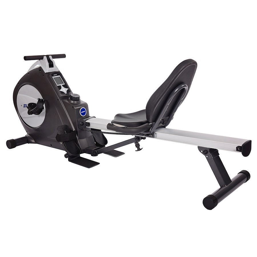 Stamina Conversion II Recumbent Bike/Rower | 2-in-1 Magnetic Resistance Fitness Machine | Full Body Home Workout for Living Room | Model 15-9011