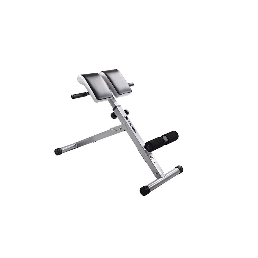 Stamina Hyperextension Bench 2014 | Adjustable Core & Back Strength Trainer | Home Gym & Fitness Studio | 39 x 25.5 x 33.25 in | Model 20-2014