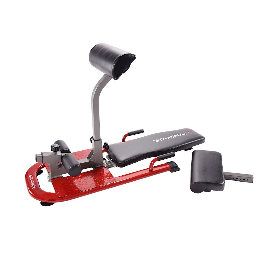 Stamina 4-in-1 Strength Training System | Home Gym with Bench, Pulley, Leg Developer | 49 x 20 x 35 in | Model 20-3011
