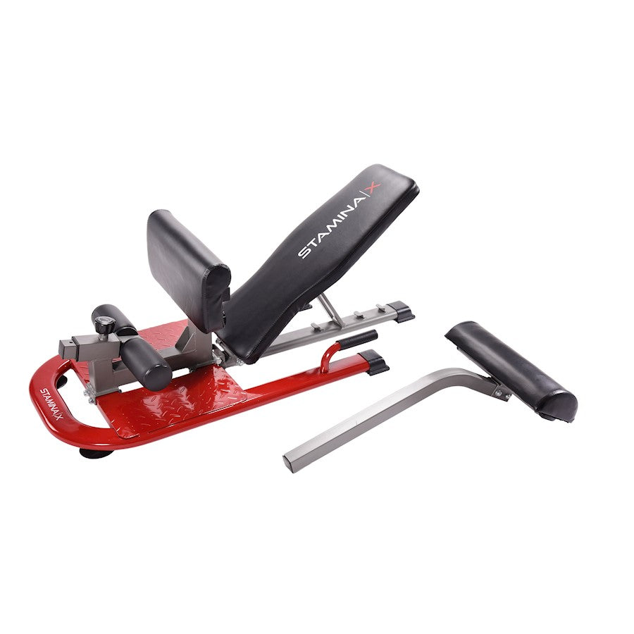 Stamina 4-in-1 Strength Training System | Home Gym with Bench, Pulley, Leg Developer | 49 x 20 x 35 in | Model 20-3011
