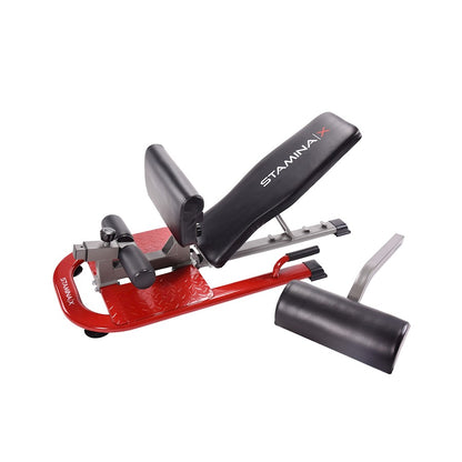 Stamina 4-in-1 Strength Training System | Home Gym with Bench, Pulley, Leg Developer | 49 x 20 x 35 in | Model 20-3011