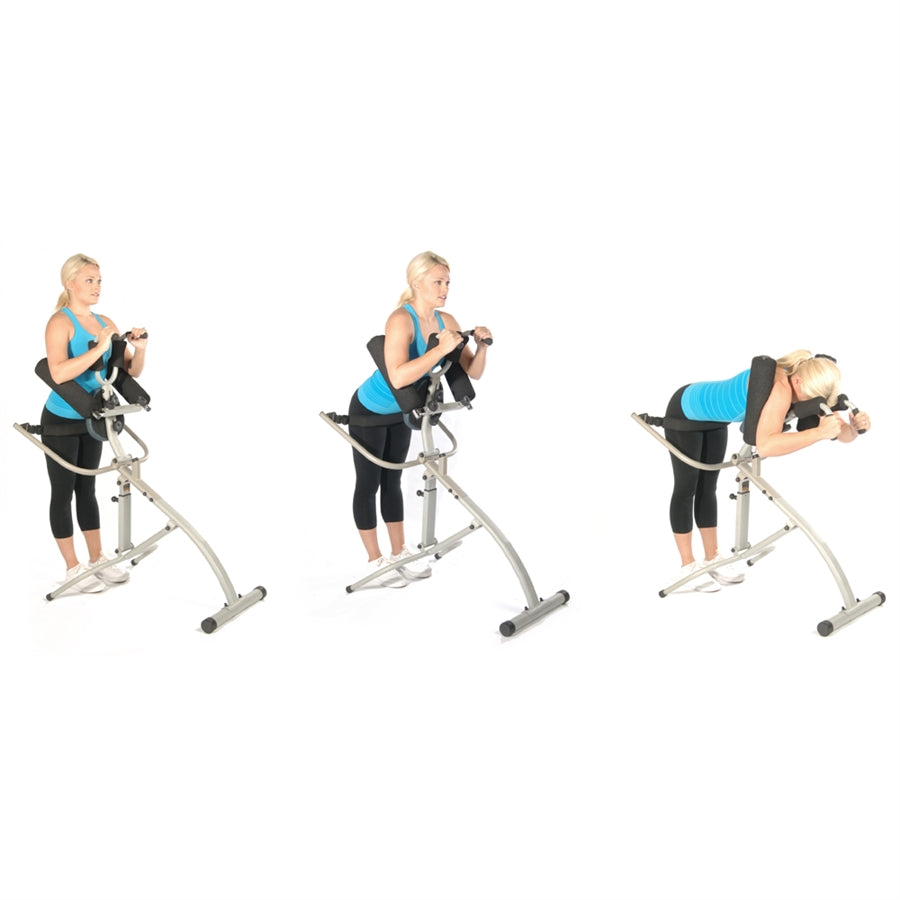 Stamina InLine Flex Station | Back Pain Relief Traction Device | Steel Frame | 34 x 23 x 38 in | Model 20-4800