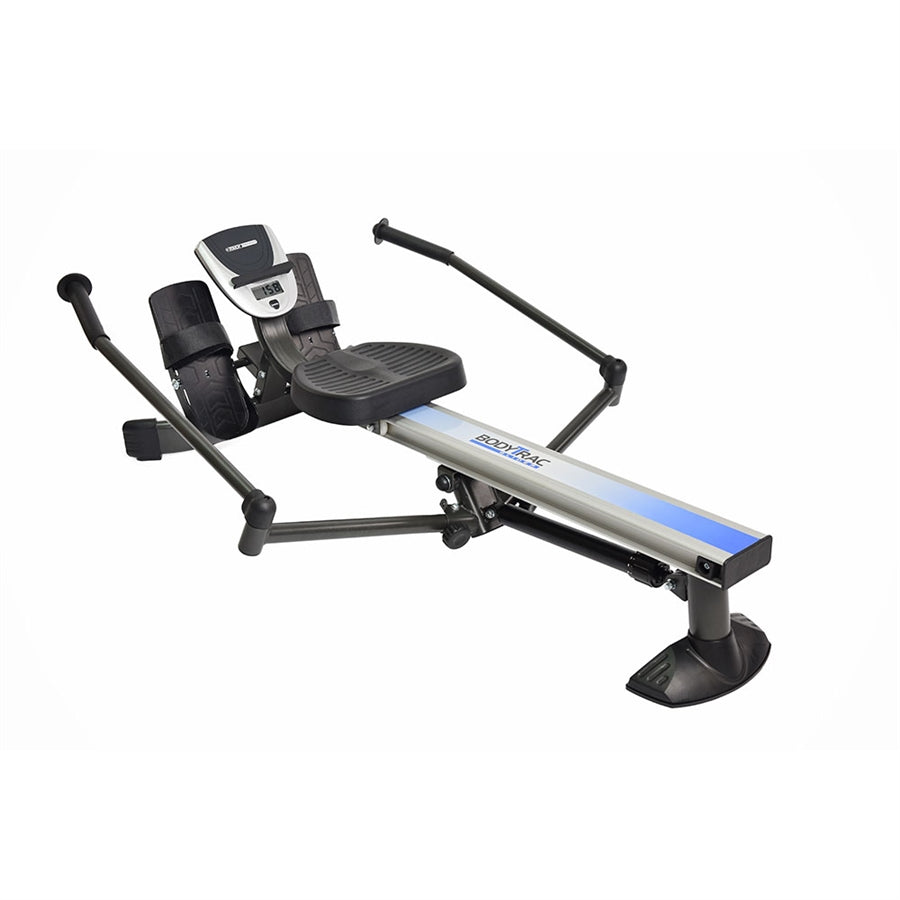 Stamina BodyTrac Glider 1060 Rowing Machine | Upgraded Steel Frame with Hydraulic Resistance | Home Gym & Small Spaces | Model 35-1060
