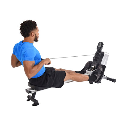 Stamina Magnetic Rowing Machine 1110 | 8-Level Quiet Magnetic Resistance | Home Gym Cardio & Full-Body Workout | 60 x 22 x 27.25 in | Model 35-1110