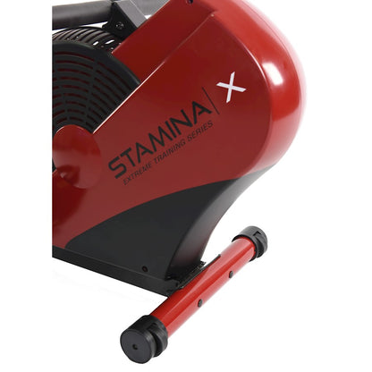 Stamina X Air Rower 1401 | Dynamic Air Resistance, Foldable | Home HIIT & Full Body Cardio | 77 x 18.25 x 22 in | Model 35-1401