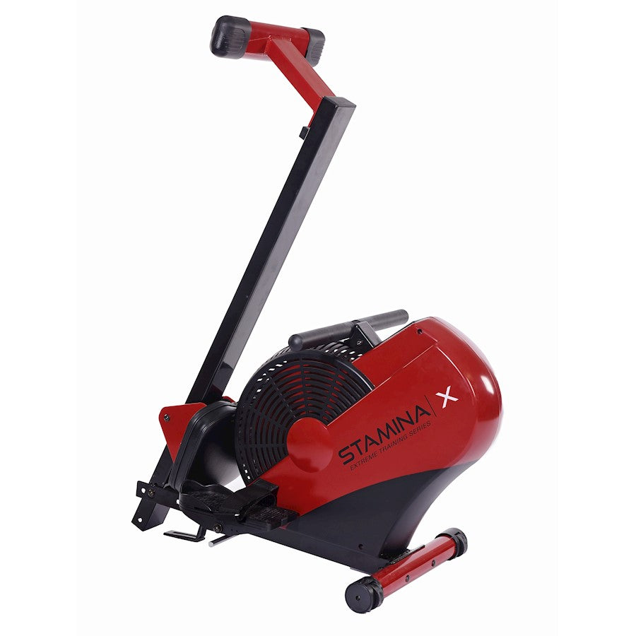 Stamina X Air Rower 1401 | Dynamic Air Resistance, Foldable | Home HIIT & Full Body Cardio | 77 x 18.25 x 22 in | Model 35-1401