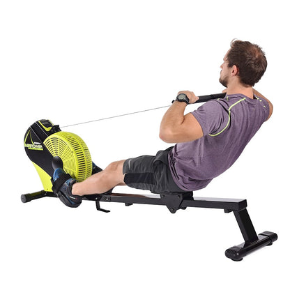 Stamina ATS Air Rower Sports Edition | Wind Resistance Rowing Machine for Home Cardio & Full Body Workout | 55 lbs | Model 35-1404B