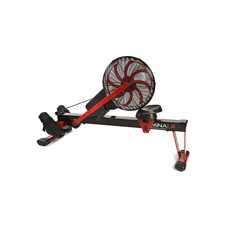 Stamina X Air Rower | Steel Frame Air Resistance Rowing Machine | Home Gym & HIIT Cardio | 78.5 x 18 x 29 in | Model 35-1412