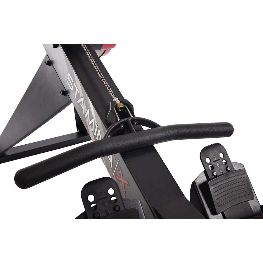 Stamina X Amrap Rowing Machine | Steel Frame Air Rower | Home Gym & HIIT Cardio | Model 35-1423