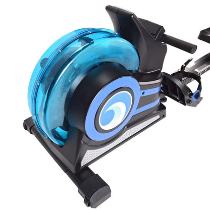 Stamina Wave Water Rower 1435 | Water Resistance Rowing Machine | Home Gym & Cardio | 76 x 20 x 21 in | Model 35-1435