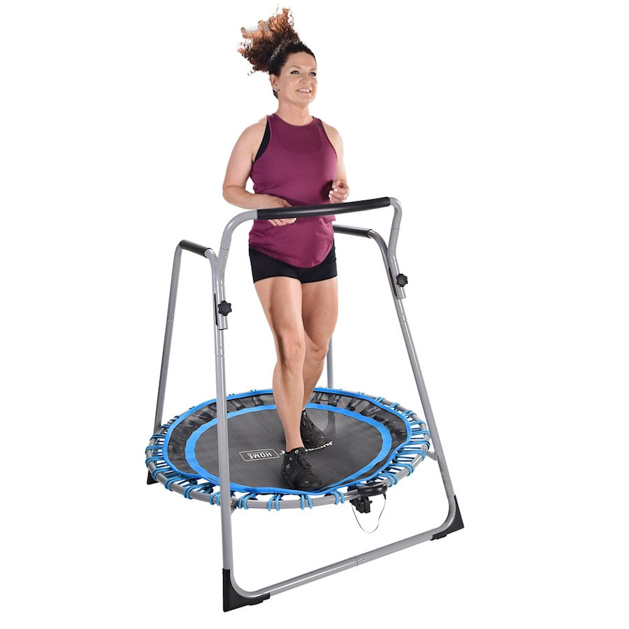 Stamina JumpSport 125 Home Fitness Trampoline | 44in Frame, 32 Resistance Cords | Cardio & Rehab Workouts | 250lb Capacity | Model 35-1825