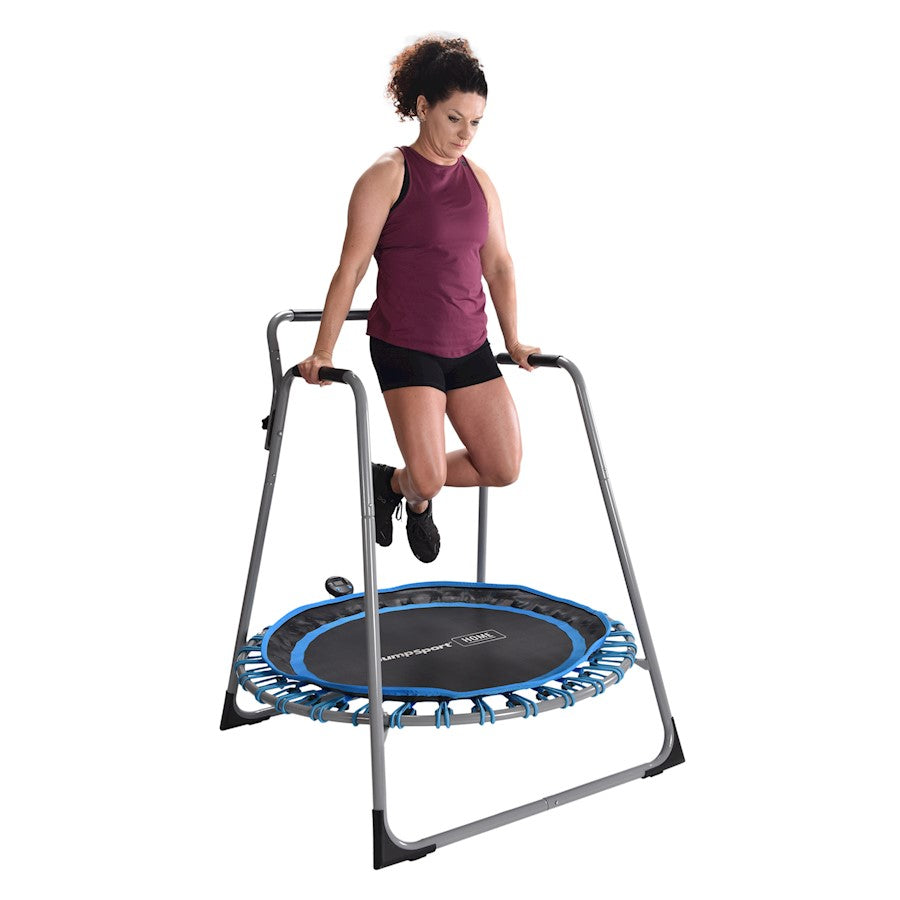 Stamina JumpSport 125 Home Fitness Trampoline | 44in Frame, 32 Resistance Cords | Cardio & Rehab Workouts | 250lb Capacity | Model 35-1825