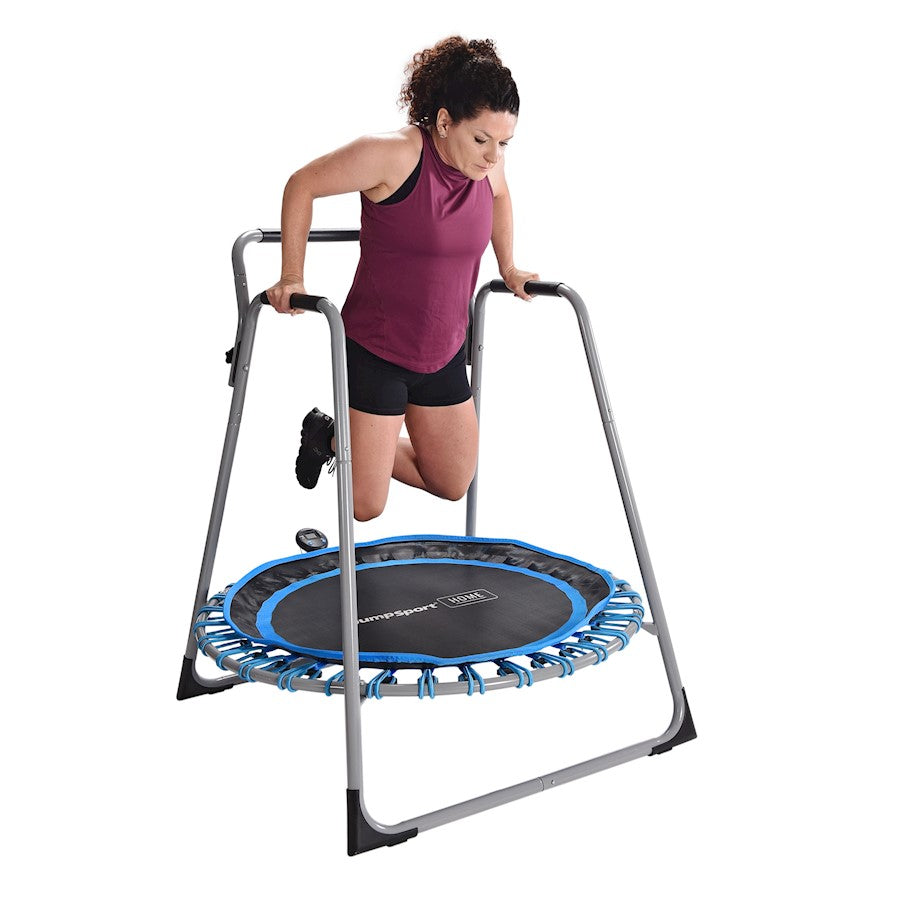 Stamina JumpSport 125 Home Fitness Trampoline | 44in Frame, 32 Resistance Cords | Cardio & Rehab Workouts | 250lb Capacity | Model 35-1825