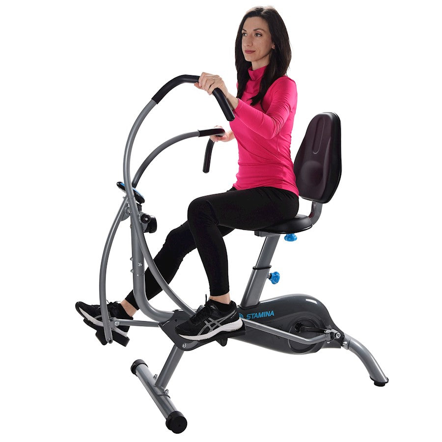 Stamina Active Aging EasyStep | Low-Impact Stepper with Magnetic Resistance | Joint-Friendly Home Cardio | Adjustable Seat | Model 40-0200