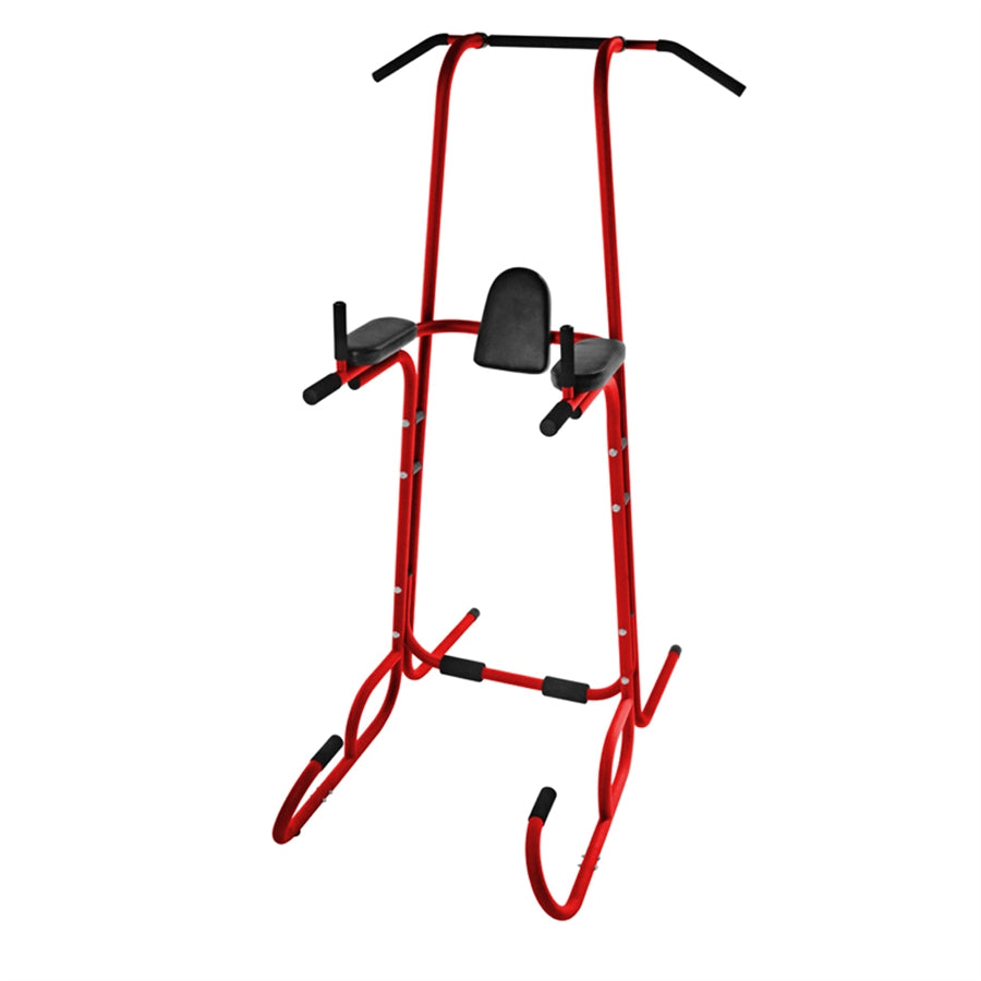 Stamina X Power Tower with VKR | Steel Frame, Foam Grips | Home Pull-Up, Dip & Knee Raise Station | 49 x 42.5 x 81 in | Model 50-1692