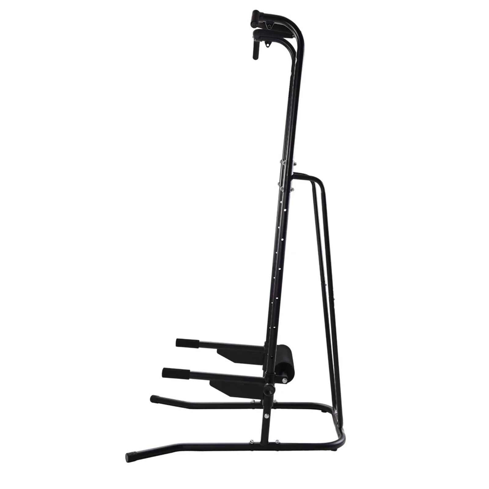 Stamina Power Tower 1698 | Black Steel Frame with Vinyl Upholstery | Home Gym Strength Training for Pull-Ups, Dips & Core | Model 50-1698