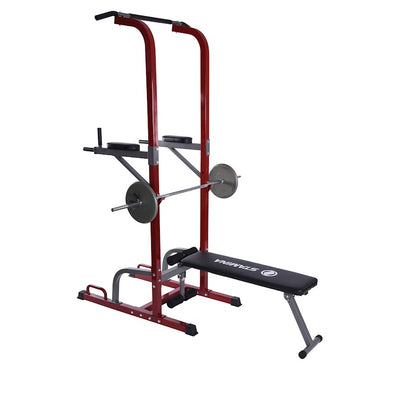 Stamina Full Body Power Tower 1735 | Steel Frame Home Gym | Strength Training for Pull-Ups, Dips & Core | 75 x 40 x 85 in | Model 50-1735