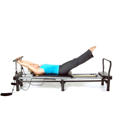Stamina AeroPilates Pull Up Bar Accessory | Steel Frame with Padded Grip | Upper Body Strength for Pilates Reformer | 4 x 30 x 1 in | Model 55-0012