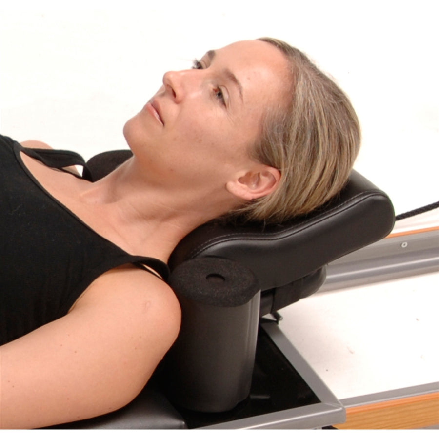 Stamina AeroPilates Head and Neck Support Pillow | Contoured Foam with Vinyl Cover | Pilates Reformer Comfort Accessory | Model 55-0015